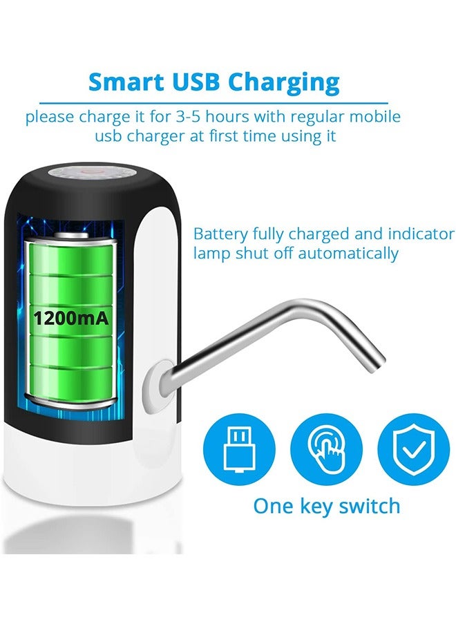 كراون مضخة مياه كهربائية محمولة لشحن المياه عبر منفذ USB الذكي - Image 3