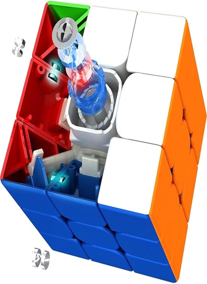 CuberShop Moyu RS3M 2021 Maglev 3x3 Magnetic Speed Cube, Moyu RS3M Maglev Professional 3x3, Upgraded Version of Moyu RS3M 2020 (RS3M 2021 Maglev Pro Version) 