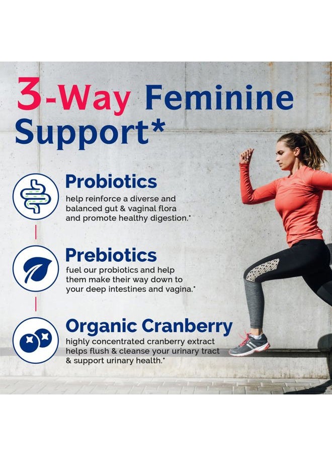 Innate Vitality - Probiotics for Women, 50 Billion CFUs, 17 Proven Strains, 60 Veggie Caps, Formulated with Prebiotics and Cranberry Extract,Non-GMO, Supports Vaginal, Digestive and Immune Health - Image 1