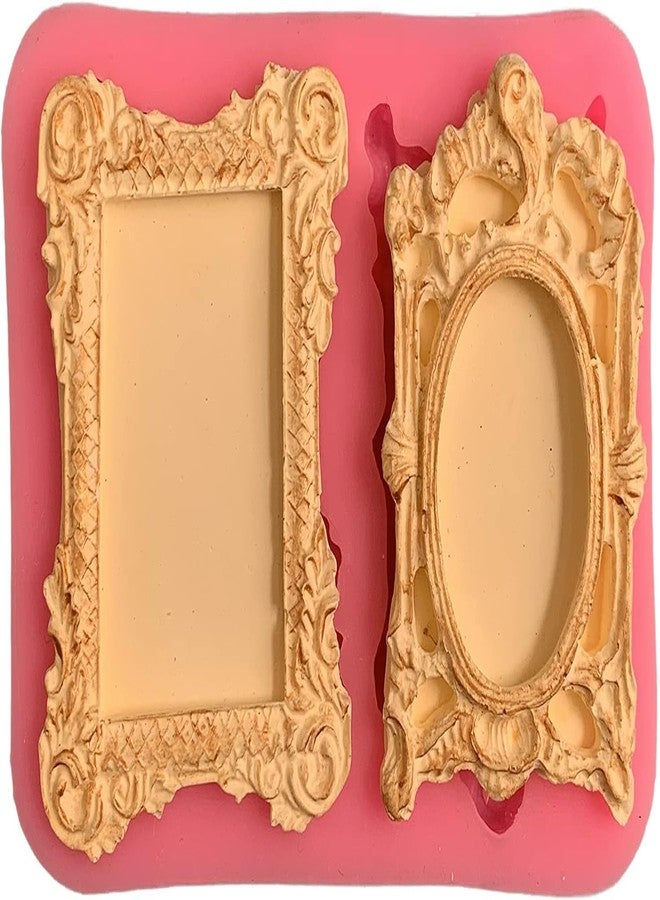 Snoogg Photo Frame Resin Silicone Mold Picture Frame 2 Cavity for Mini polaraids, minature, Doll House, Scrapbook Gifting and More - Image 3
