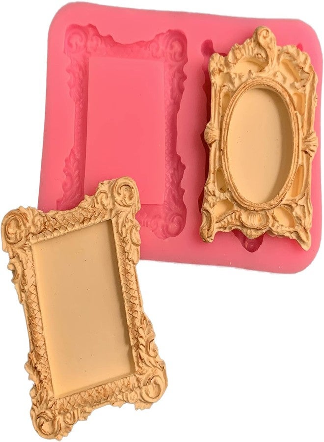 Snoogg Photo Frame Resin Silicone Mold Picture Frame 2 Cavity for Mini polaraids, minature, Doll House, Scrapbook Gifting and More - Image 4