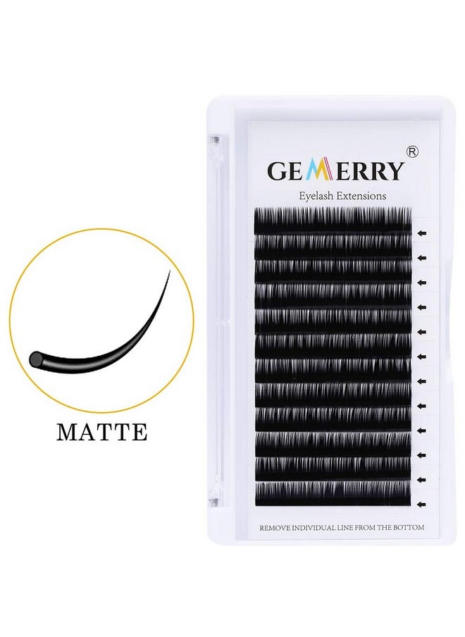 GEMERRY - 14Mm Individual Lash Extensions Classic Lash Trays 0.07 Thickness D Curl Eyelash Extensions Supplies Single Size By Gemerry (0.07D Curl14Mm) - Image 1