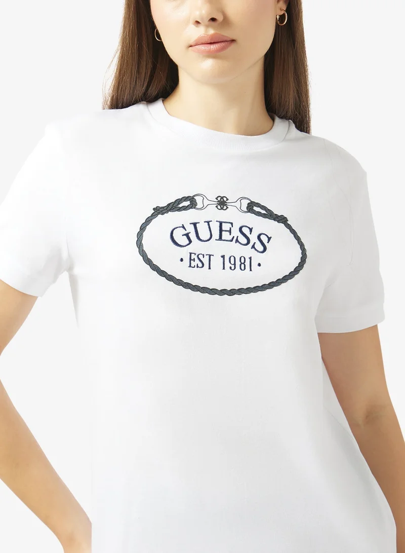 GUESS Rosalba Crew Neck Short Sleeve T-Shirt