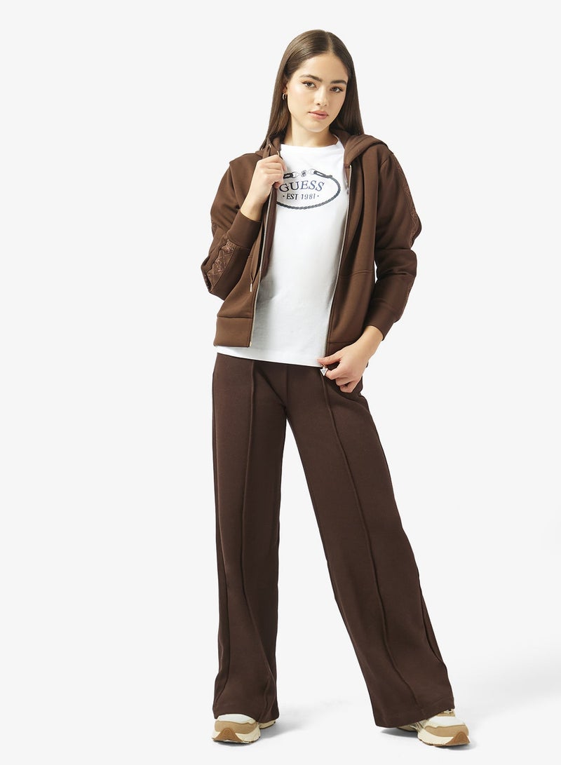 جس تيشيرت روزالبا بأكمام قصيرة وياقة دائرية - Image 4