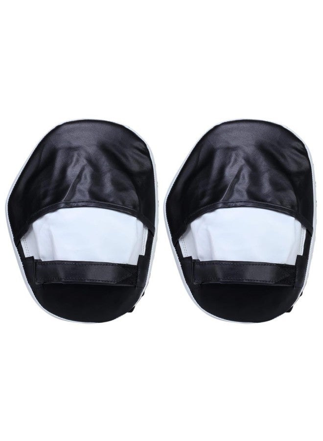 Snaga Straight Focus Pads for Boxing, Kickboxing, MMA, Karate - Punch Mitts Target Pads, PU Leather Boxing Pads for Striking, 1 Pair (Black) - Image 3