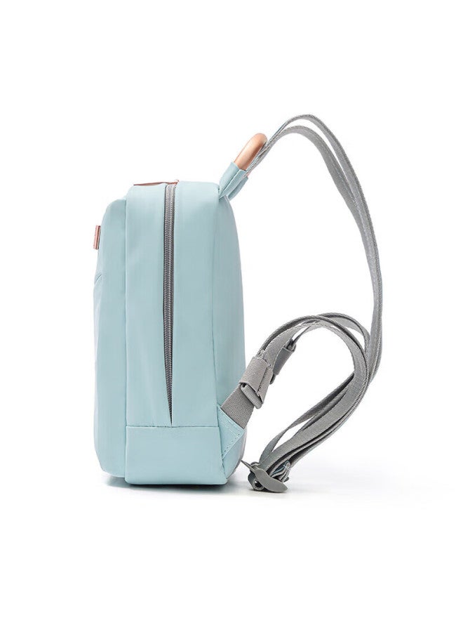 Lexon Backpack For Women, Versatile, Fashionable, Casual, Collegiate Style, Travel Commute, Simple Mini Schoolbag, Light Blue, Gift For Girlfriend - Image 5