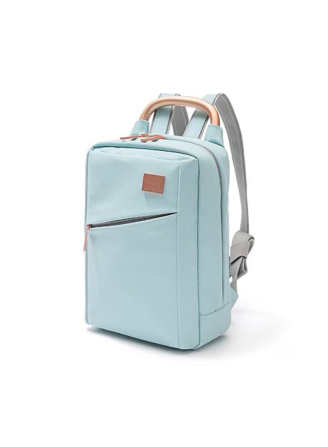 Lexon Backpack For Women, Versatile, Fashionable, Casual, Collegiate Style, Travel Commute, Simple Mini Schoolbag, Light Blue, Gift For Girlfriend - Image 2