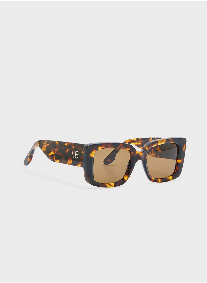 Victoria Beckham Modified Rectangle Sunglasses  - Image 1