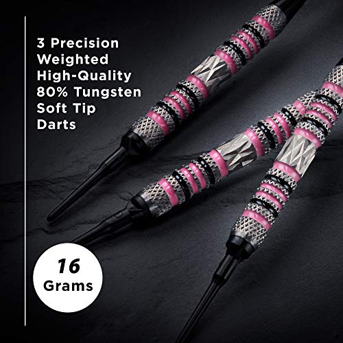 Viper Wings 80% Tungsten Soft Tip Darts with Storage/Travel Case, 16 Grams - Image 2