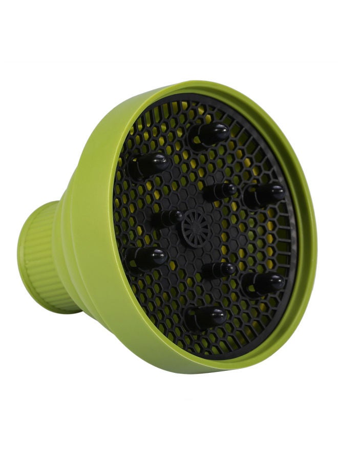 NIBEMINENT Universal Foldable Hair Dryer Hood Green 120g - Image 1