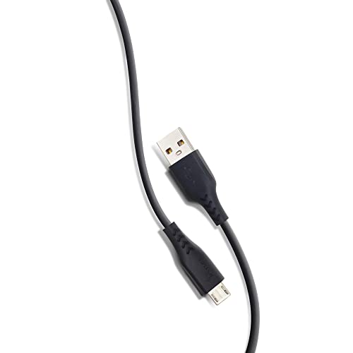 SYSKA CCMP01 1.2 m Micro USB Cable (Compatible with Mobile, Tablet, Elegant Black) - Image 2