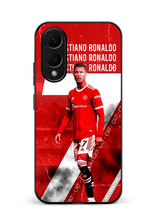 VR CREATIVE Protective Case Cover For Samsung Galaxy S25 Edge Cr7 Design Multicolour