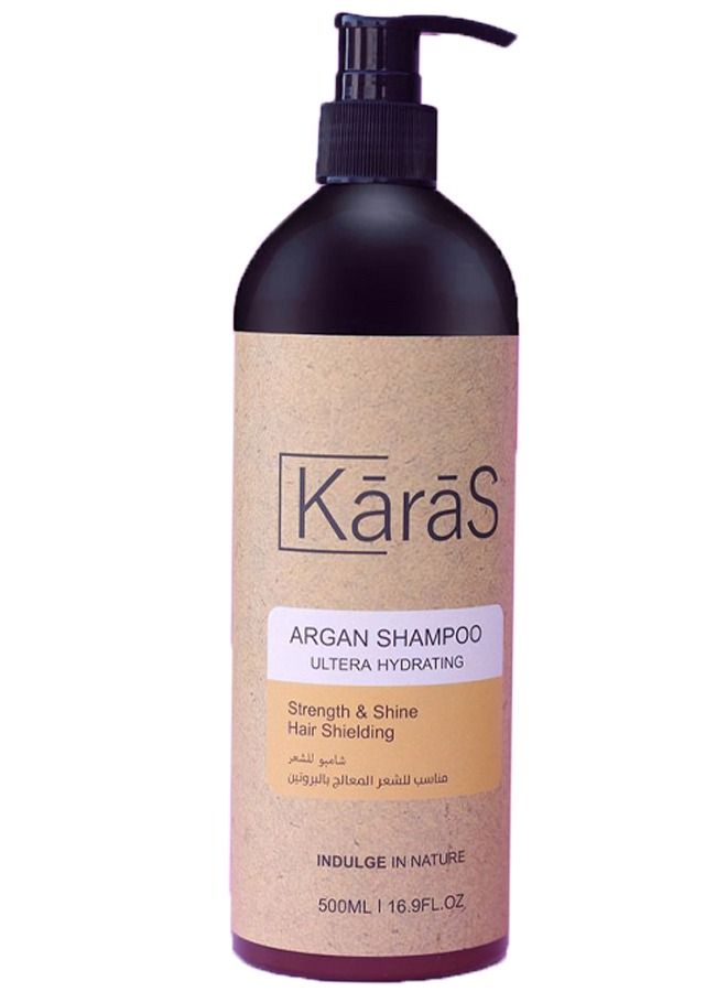 Argan Karas argan shampoo with super moisturizing power and shiny protection  - Image 1