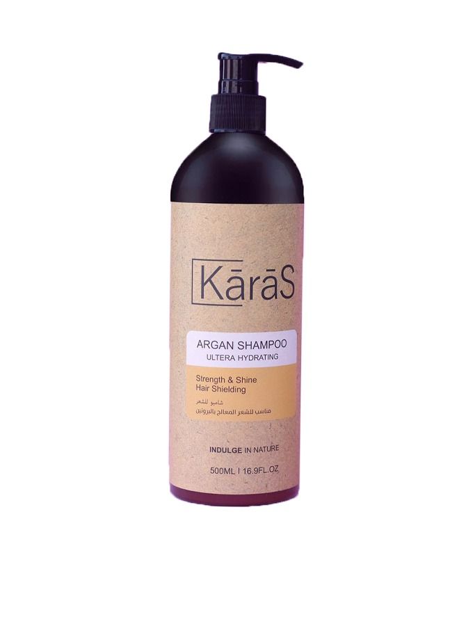 Argan Karas argan shampoo with super moisturizing power and shiny protection  - Image 2