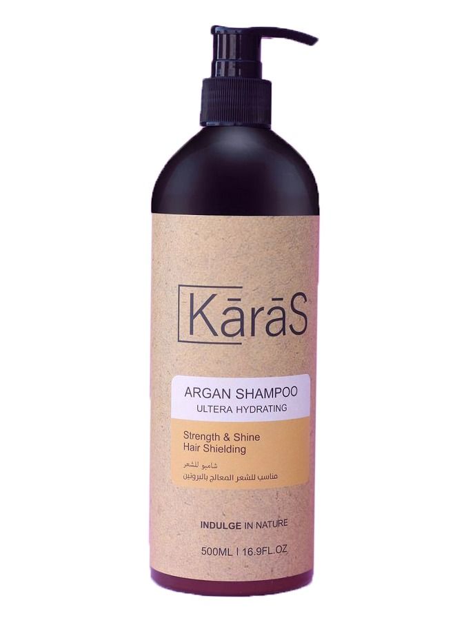 Argan Karas argan shampoo with super moisturizing power and shiny protection  - Image 3