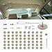 Kutyun 60PCS Car Roof Headliner Repair Kit Universal Ceiling Cloth Fixing Buckles Auto Headliner Pins Snap Rivets Retainer with Installation Tool Car Interior Repair Accessories for Most Vehicles - Image 2
