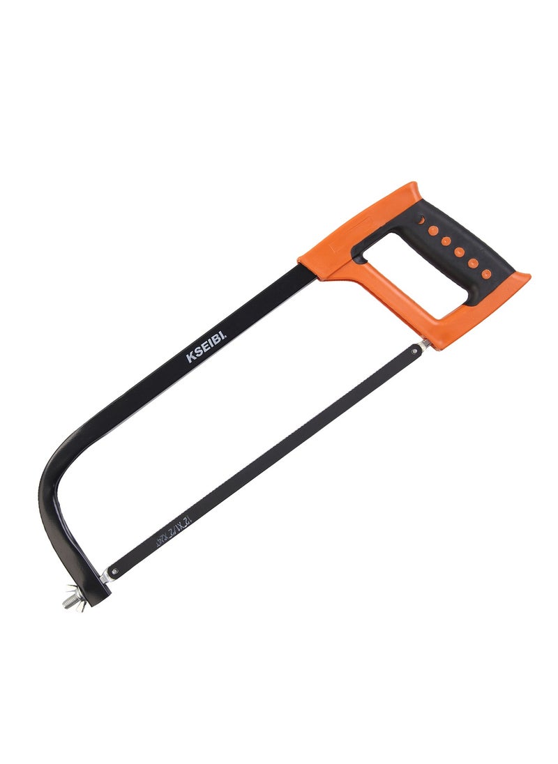 KSEIBI Hacksaw Frame/Double Color Plastic, 290MM, High Quality Tool Steel, Metal Cutting Tool, Ergonomic Grip, Lightweight, Ideal to Cut Metal, such as Steel, Copper, Aluminum/Plumbing Tool, Woodworking.  - Image 1