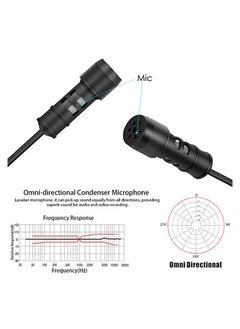 Y&D Lavalier Lapel Clip-on Microphone V3565_P Black  - Image 5