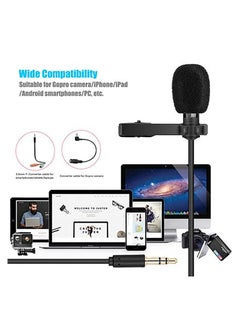 Y&D Lavalier Lapel Clip-on Microphone V3565_P Black  - Image 2