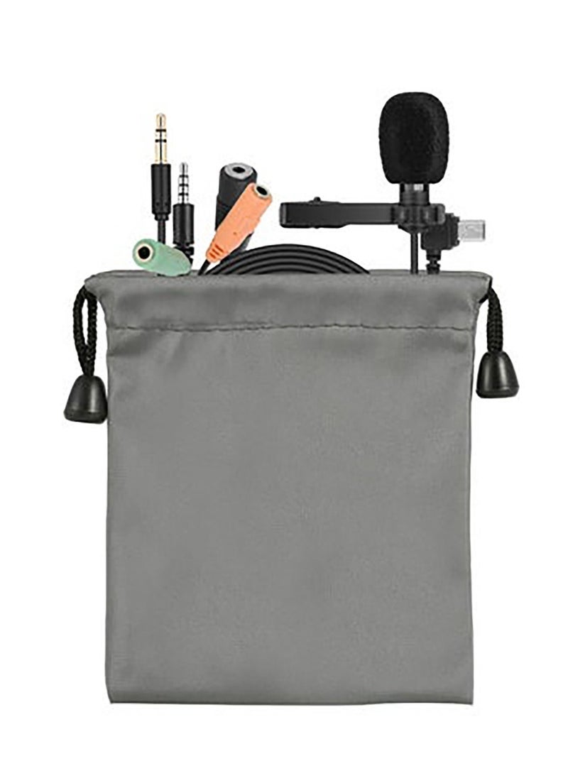 Y&D Lavalier Lapel Clip-on Microphone V3565_P Black  - Image 3