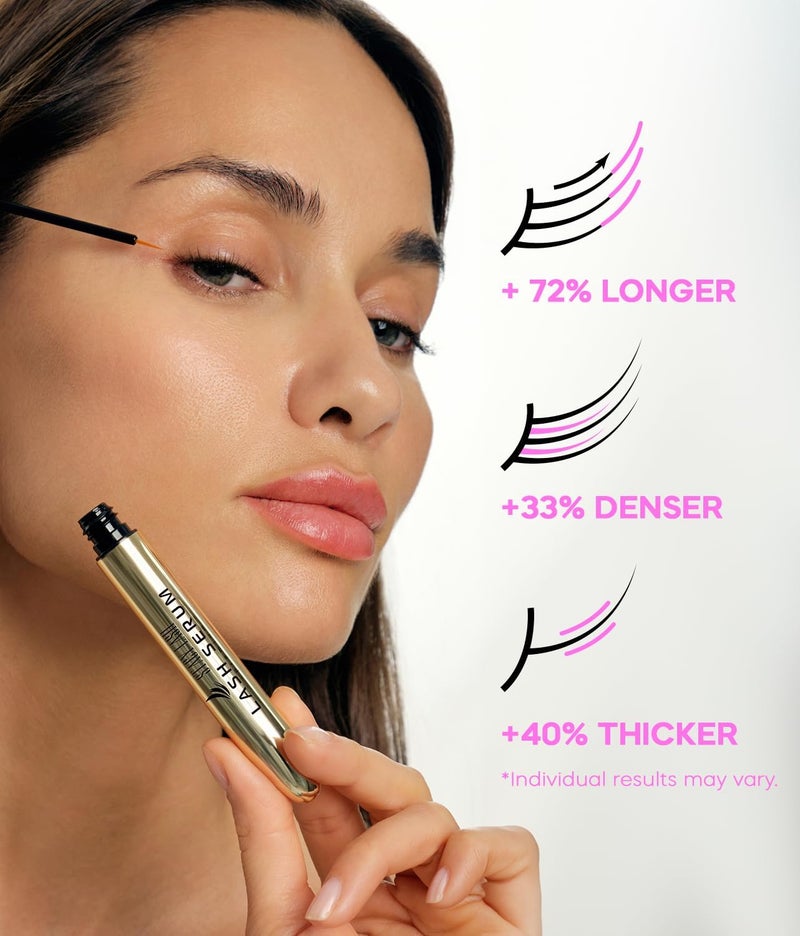 STACY LASH Lash Shampoo 50ml+ Eyelash Growth Serum Eye Makeup Remover + Lash Serum for Eyelash Growth and Thickness/Lash Cleaning Kit of Lash Cleanser + Brush & Eyelash Serum to Grow Lashes - Image 3