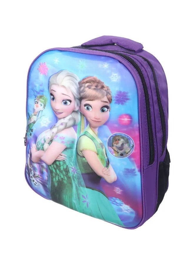 شنطة ظهر مدرسية 4D قماش للاطفال ستار، 12.5 بوصة، 2 سوستة - Image 2