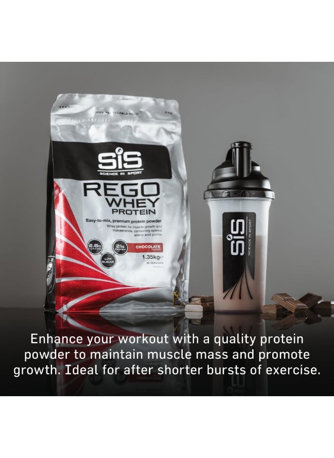 SIS REGO Whey Protein | Easy-to-mix, premium protein powder | Chocolate Flavour, 1.35kg, 45 Servings  - Image 2