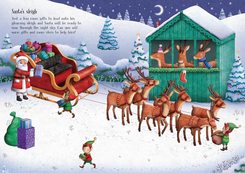Usborne GB Sparkly Christmas Sticker Book - Image 2