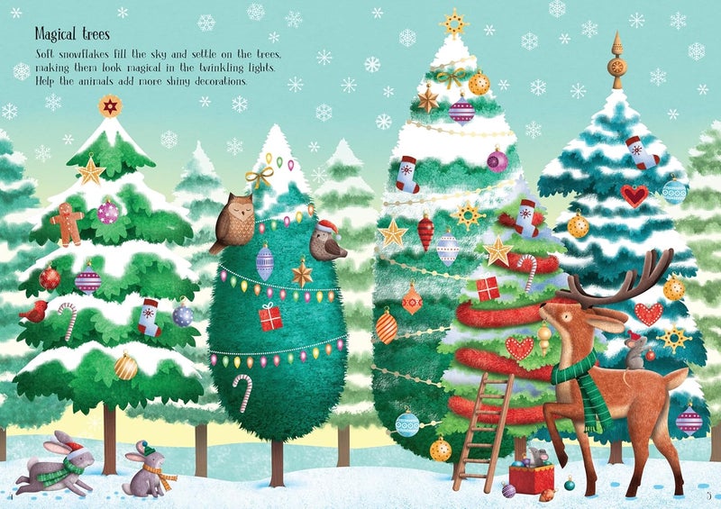 Usborne GB Sparkly Christmas Sticker Book - Image 4