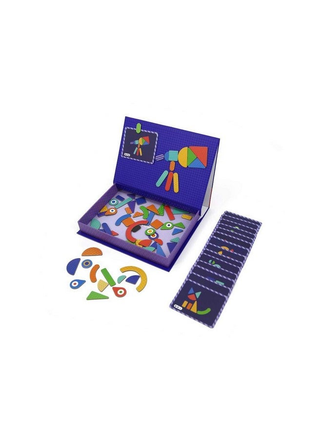 Webby Chip-Board Magnetic Learning Art Case - Shapes - Image 1