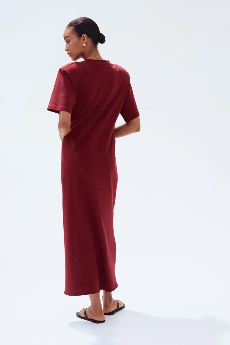 اتش اند ام Shoulder-pad T-shirt dress