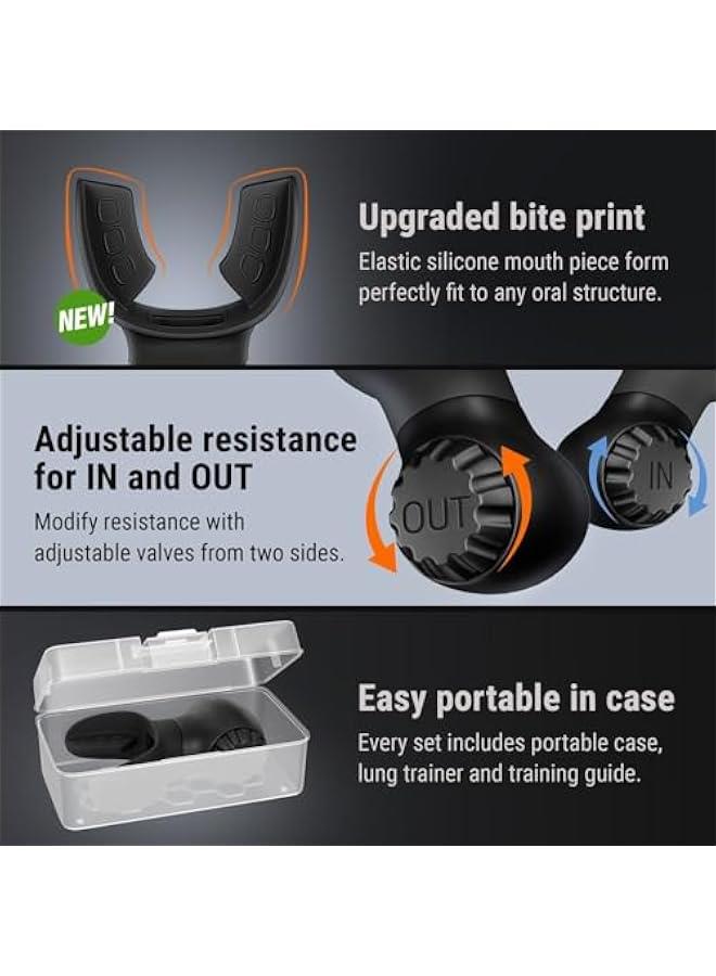 Arabest New Version Lung Trainer - Dual-Mode Lung Exerciser - Portable Breath Trainer for Everyday Use - Includes Workout Guide for Effective Workouts - Breathing Exercise Device - Image 4