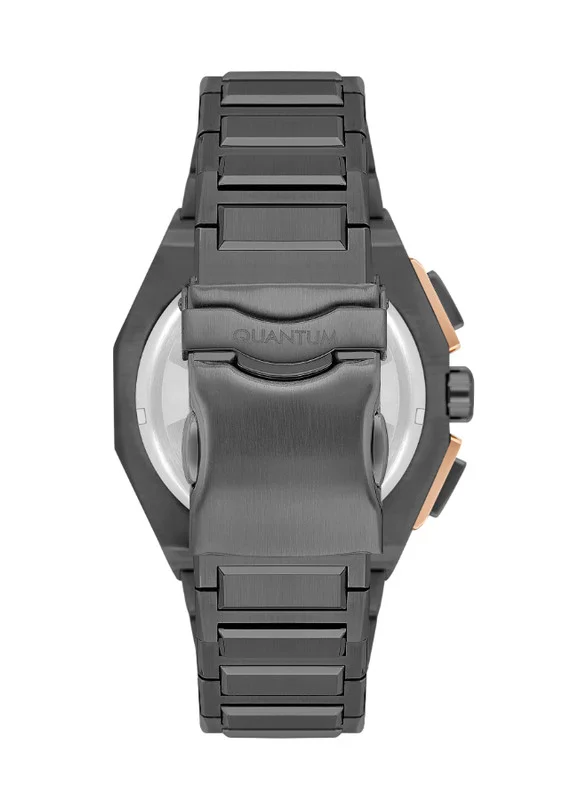 Quantum Men's Silicone Chronograph Watch PWG1079.650 - 47 mm