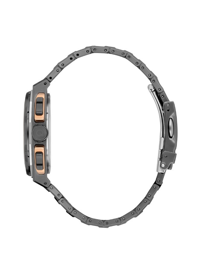 Quantum Men's Silicone Chronograph Watch PWG1079.650 - 47 mm - Image 3