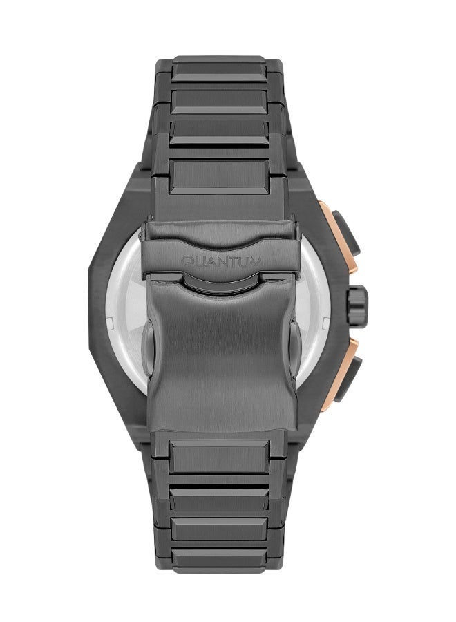 Quantum Men's Silicone Chronograph Watch PWG1079.650 - 47 mm - Image 2