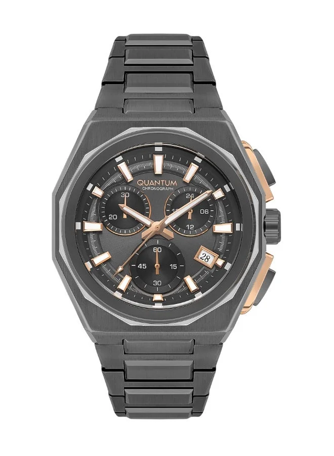 كوانتوم ساعة كرونوغراف رجالية من السيليكون . -  مم