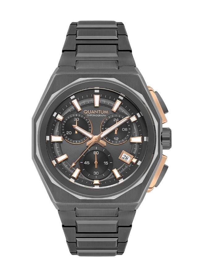 Quantum Men's Silicone Chronograph Watch PWG1079.650 - 47 mm - Image 1