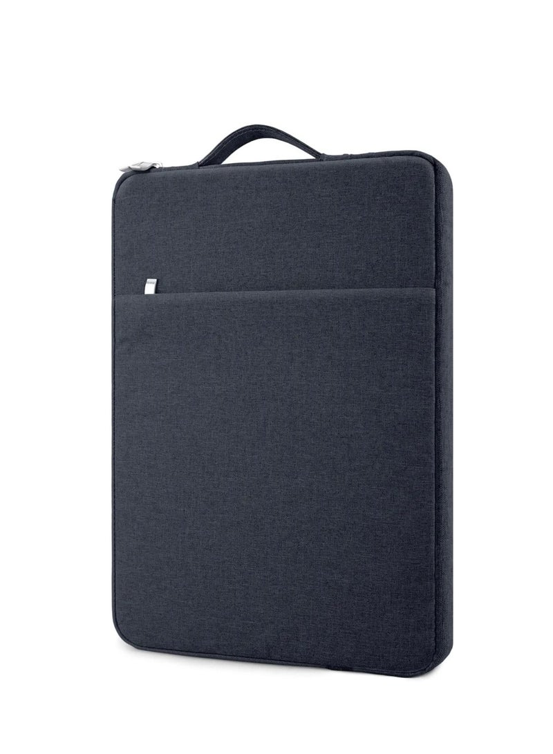 15 Inch Laptop Sleeve Bag with Front Pocket Handle,Briefcase for 15" MacBook Pro A1707 A1990(2016-2019)/15" Samsung Notebook 9 Pen Pro/15 Surface Laptop 3 4 5, Navy Blue - Image 3