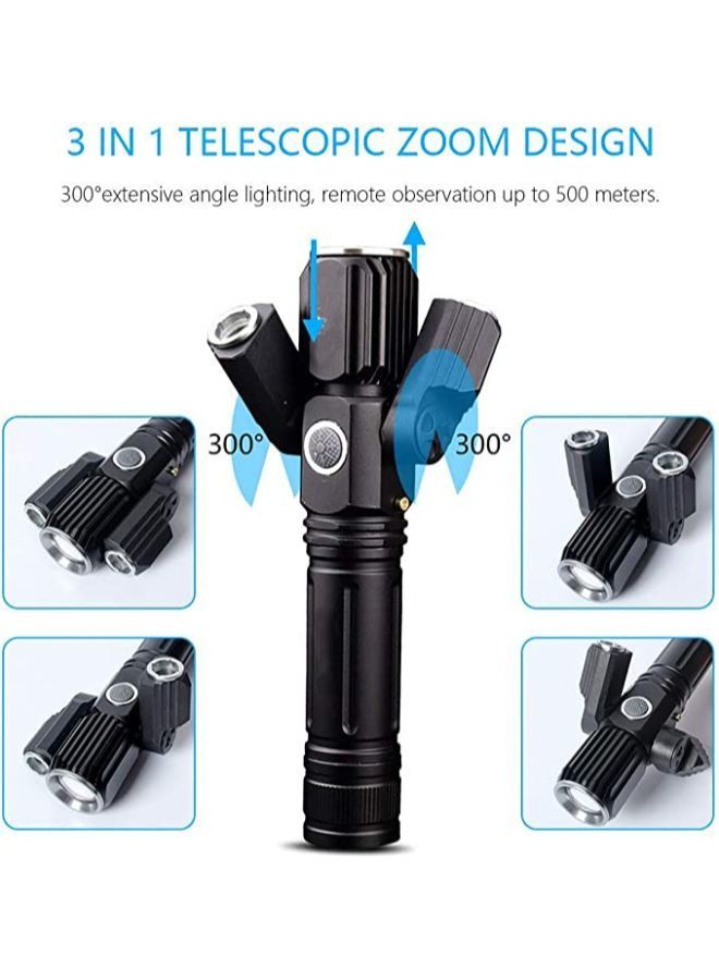Generic Multifunctional Torch With Adjustable Side Light High Lumen - Image 3