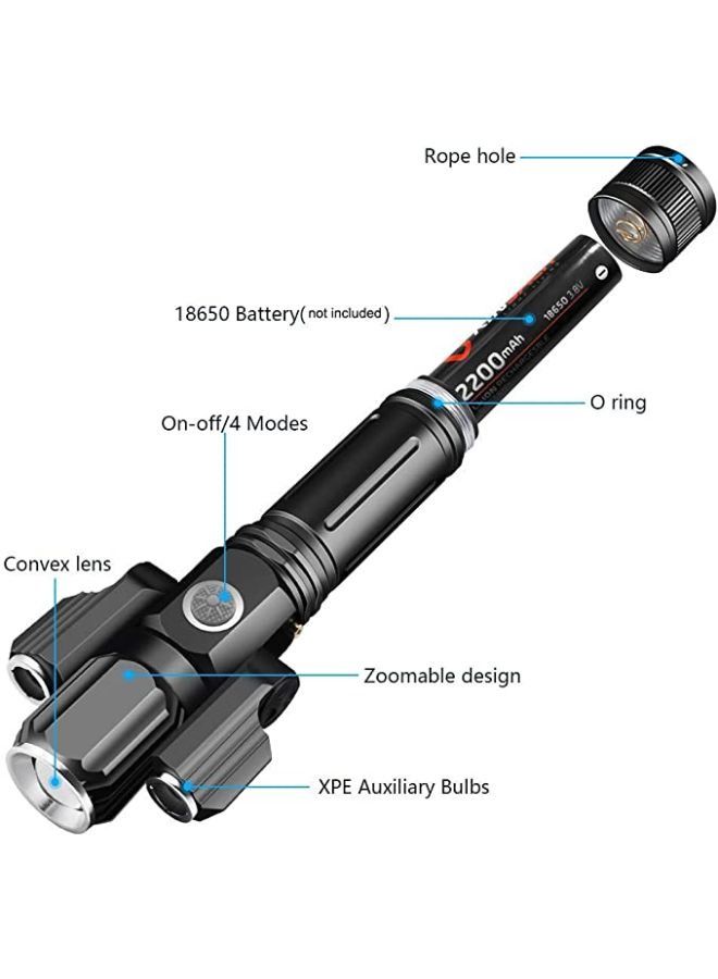 Generic Multifunctional Torch With Adjustable Side Light High Lumen - Image 2