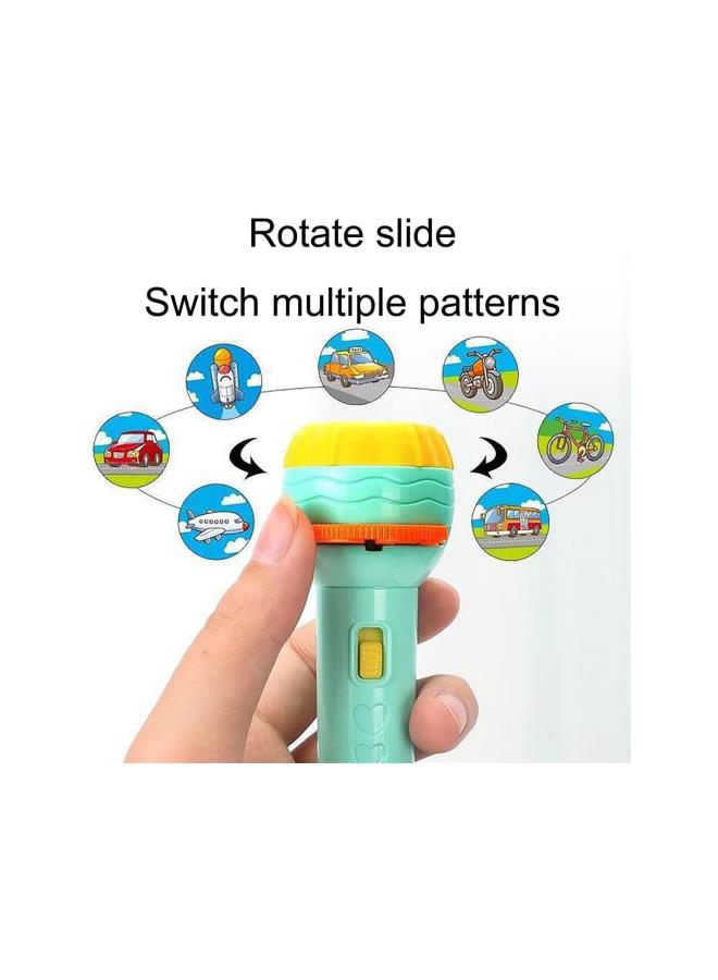 Slide Projector Torch Projection Light, Mini Projector Flashlight Animals Dinosaur Torches Lamp Educational Toy Learning Bedtime Night Light for Kids, Infant, Toddler, Children Birthday Gift  - Image 4