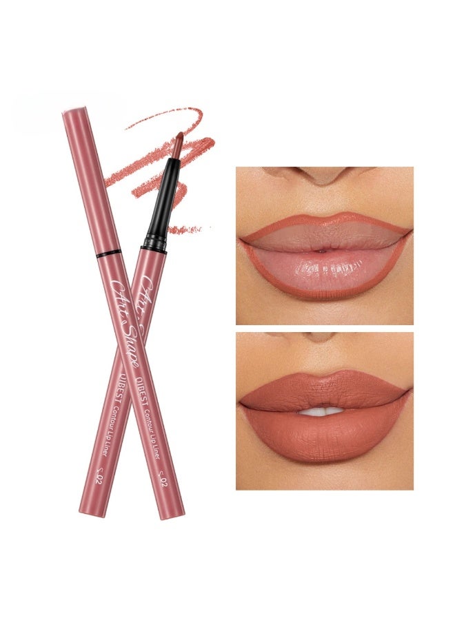 NIKITA.VIVI 12Pcs Creamy Lipliner Crayon Lip Liner Set 12 Colors Rotated Shape Lip Liner Lip Liner Pencil Matte Waterproof Long Lasting Lipstick Lip Contour Makeup Lip Liner Set Full Color One Stroke Define Lip Liner - Image 3