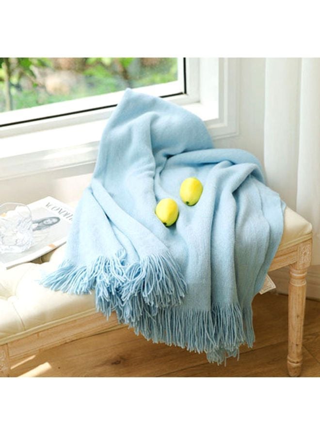 NIBEMINENT Sofa Blanket Combination Blue 127x173cm - Image 2