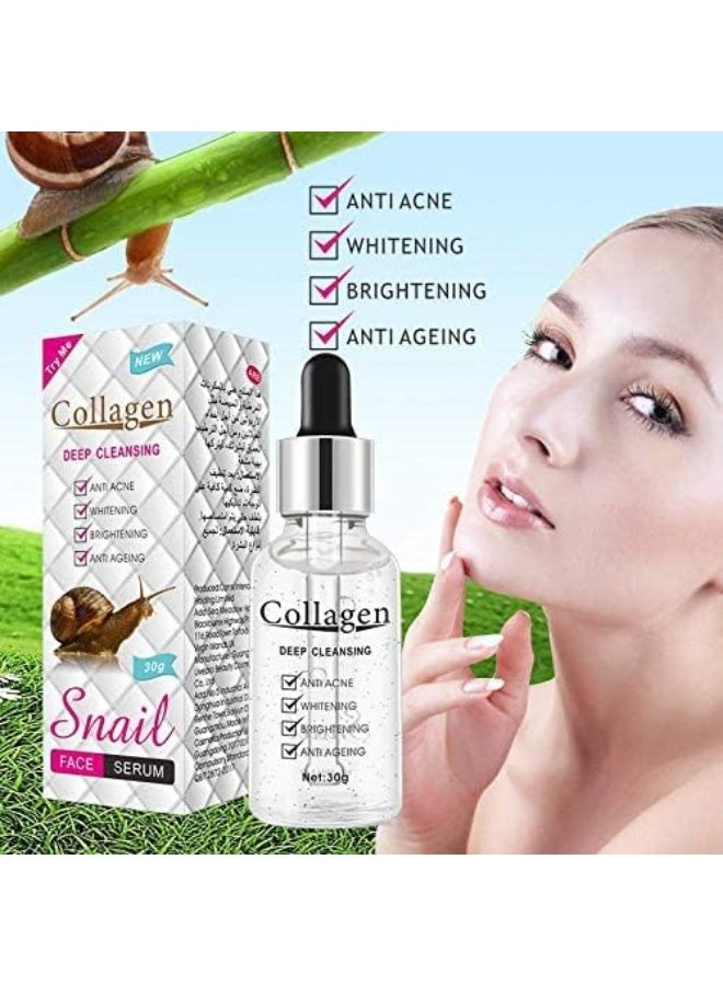 سنايل سيروم الوجه بالكولاجين والحلزون 30 جرام - Image 5