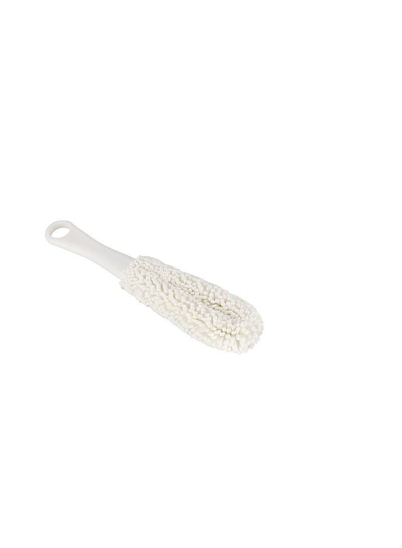 Royalford 26.5 cm Glass Cleaning Brush- RF12271/ Soft Foam Sponge Brushes, Scratch Free with PP Handle White - Image 1
