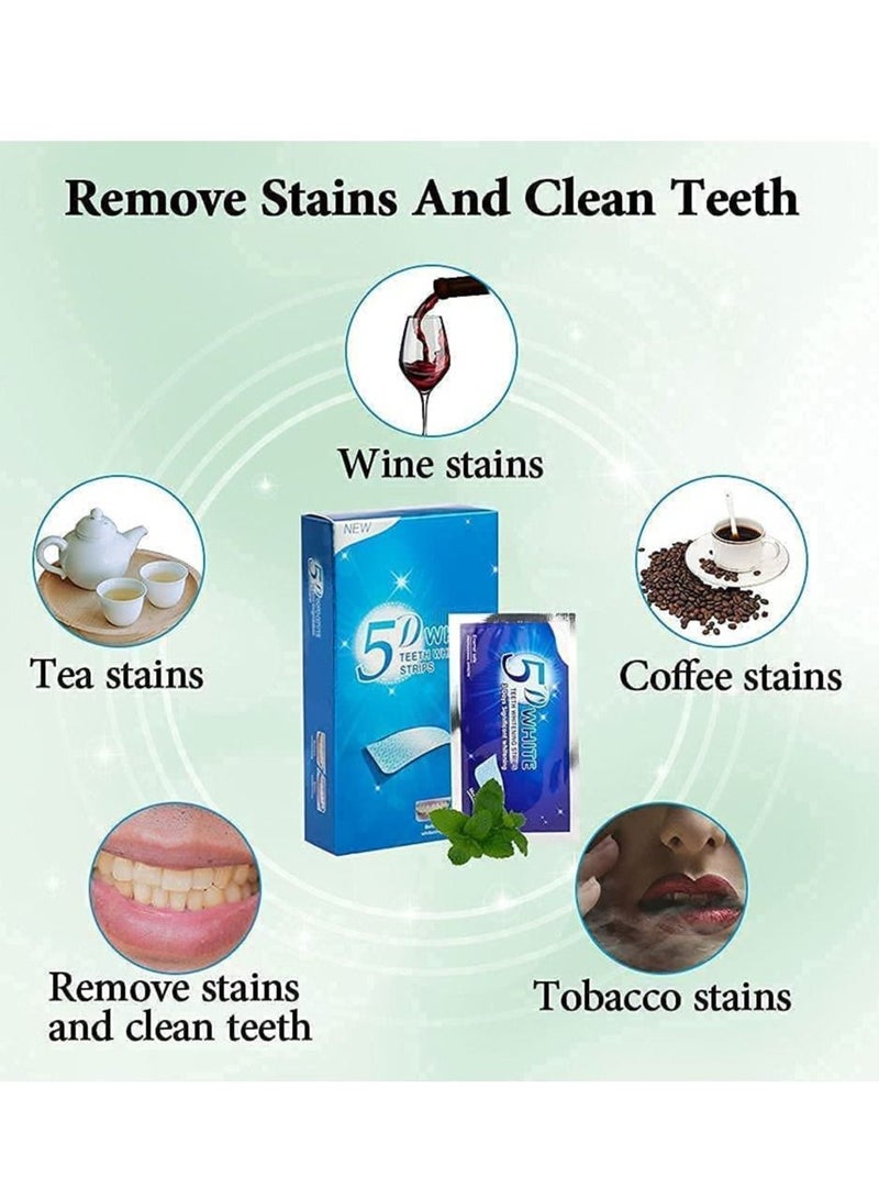 10-Pieces 5D Teeth Whitening Strips - Image 2