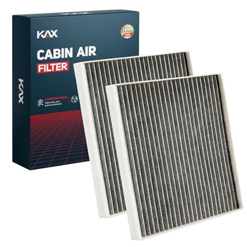 KAX 2-PC Cabin Air Filter,CF12160 Replacement for Hyundai Kona 2018-2023, Tucson 2016-2021, Veloster 2019-2021, Venue 2020-2024, Kia Seltos 2021-2024, Soul 2020-2024, Sportage 2017-2022 - Image 1