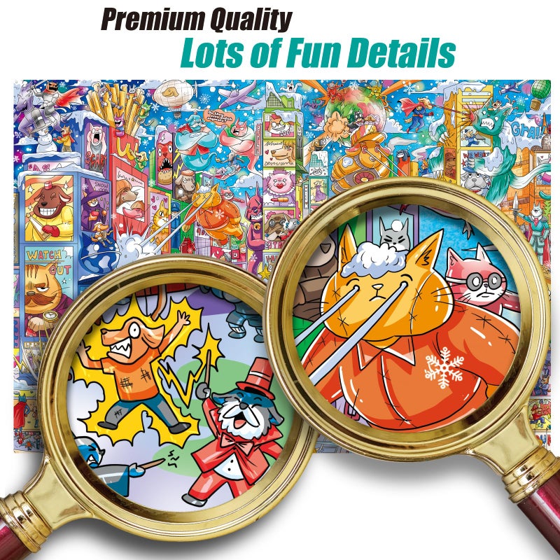Antelope - 1000 Piece Puzzle for Adults, Time Square Adventure Jigsaw Puzzles 1000 Pieces, High Resolution, Matte Finish, Smooth Edging, No Dust Creative Artistic Puzzle - Image 4