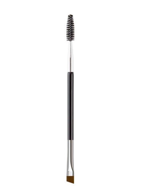 Eyebrow Brush, Professional Dual Angled Eye Brow Brush and Spoolie Brush Eyelash Comb Eyebrow Tool (Black)