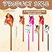 Easywiny 12 Pcs 40 Inch Inflatable Stick Horse Colorful Horse Head Stick Balloon Horse Birthday Party Supplies Pony Stick for Halloween Birthday Cowboy Horse Theme Party Supply 6 Colors - Image 4